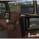 CSX ES44AH 3D cab view