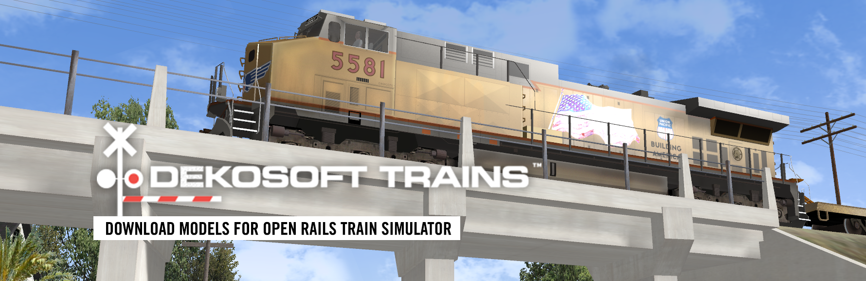 Dekosoft Trains: Download models for Open Rails Train Simulator